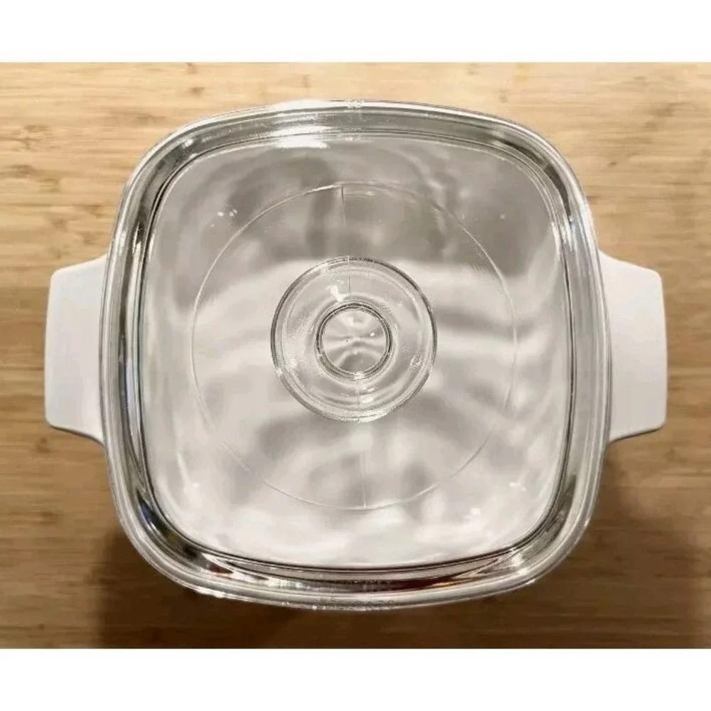 Vtg Corning Ware Casserole Dish Spice of Life L'echalote 1 Qt w/ glass Lid cook